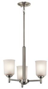 Mini Chandeliers Glass Shade by Kichler ( 12 | 43670NI Shailene ) 