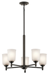 Mid. Chandeliers Glass Up by Kichler ( 12 | 43671OZ Shailene ) 