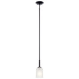 Mini Pendants Glass Down by Kichler ( 12 | 43674BK Shailene ) 
