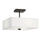 Semi-Flush Mts. Drum Shade by Kichler ( 12 | 43691OZ Shailene ) 
