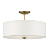 Semi-Flush Mts. Drum Shade by Kichler ( 12 | 43692NBR Shailene ) 