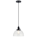 Mini Pendants Glass Down by Kichler ( 12 | 43853BK Avery ) 