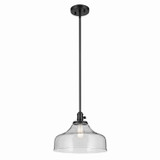Pendants Glass Down by Kichler ( 12 | 43906BK Avery ) 