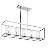 Linear/Island 4 Light + by Kichler ( 12 | 43995CH Crosby ) 