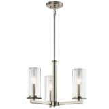 Mini Chandeliers Glass Shade by Kichler ( 12 | 43997NI Crosby ) 