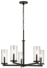 Mid. Chandeliers Glass Up by Kichler ( 12 | 43999OZ Crosby ) 