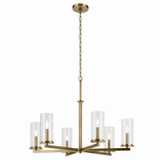 Mid. Chandeliers Glass Up by Kichler ( 12 | 44013NBR Crosby ) 