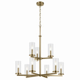 Mid. Chandeliers Glass Up by Kichler ( 12 | 44014NBR Crosby ) 