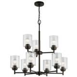 Mid. Chandeliers Glass Up by Kichler ( 12 | 44031OZ Winslow ) 