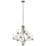 Mid. Chandeliers Glass Down by Kichler ( 12 | 44073NI Vara ) 