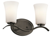 Bathroom Fixtures Two Lights by Kichler ( 12 | 45375OZ Armida ) 