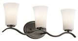 Bathroom Fixtures Three Lights by Kichler ( 12 | 45376OZ Armida ) 