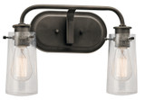 Bathroom Fixtures Two Lights by Kichler ( 12 | 45458OZ Braelyn ) 