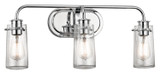 Bathroom Fixtures Three Lights by Kichler ( 12 | 45459CH Braelyn ) 