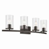 Bathroom Fixtures Four Lights by Kichler ( 12 | 45498OZCLR Crosby ) 