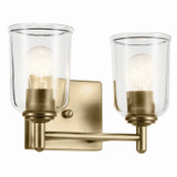 Bathroom Fixtures Two Lights by Kichler ( 12 | 45573NBRCLR Shailene ) 