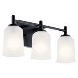 Bathroom Fixtures Three Lights by Kichler ( 12 | 45574BK Shailene ) 