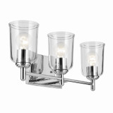 Bathroom Fixtures Three Lights by Kichler ( 12 | 45574CHCLR Shailene ) 