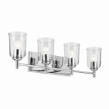 Bathroom Fixtures Four Lights by Kichler ( 12 | 45575CHCLR Shailene ) 