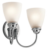 Bathroom Fixtures Two Lights by Kichler ( 12 | 45638CH Jolie ) 