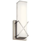 Sconces Single Glass by Kichler ( 12 | 45656NILED Trinsic ) 