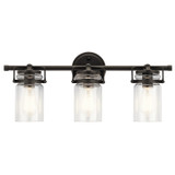 Bathroom Fixtures Three Lights by Kichler ( 12 | 45689OZ Brinley ) 