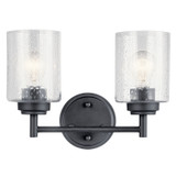 Bathroom Fixtures Two Lights by Kichler ( 12 | 45885BK Winslow ) 