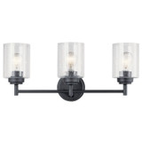 Bathroom Fixtures Three Lights by Kichler ( 12 | 45886BK Winslow ) 