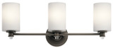 Bathroom Fixtures Three Lights by Kichler ( 12 | 45923OZ Joelson ) 