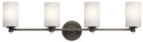 Bathroom Fixtures Four Lights by Kichler ( 12 | 45924OZ Joelson ) 