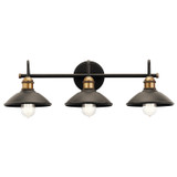 Bathroom Fixtures Three Lights by Kichler ( 12 | 45945OZ Clyde ) 