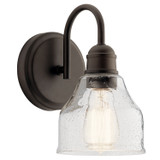 Sconces Single Glass by Kichler ( 12 | 45971OZ Avery ) 