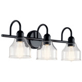 Bathroom Fixtures Three Lights by Kichler ( 12 | 45973BK Avery ) 