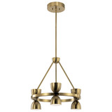 Mid. Chandeliers Metal Shade by Kichler ( 12 | 52417BNBLED Baland ) 