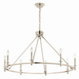 Large Chandeliers Candle by Kichler ( 12 | 52706PN Carrick ) 