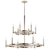 Large Chandeliers Candle by Kichler ( 12 | 52428PN Tolani ) 