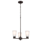 Mini Chandeliers Glass Shade by Kichler ( 12 | 52435OZ Stamos ) 