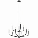 Mid. Chandeliers Candle by Kichler ( 12 | 52720BK Madden ) 