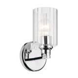 Sconces Single Glass by Kichler ( 12 | 55224CHFLU Gioe ) 