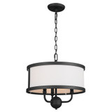 Mid. Chandeliers Drum Shade by Kichler ( 12 | 52465BKT Heddle ) 