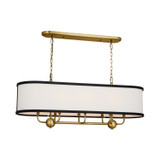 Linear/Island Drum Shade by Kichler ( 12 | 52467NBR Heddle ) 