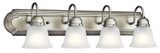 Bathroom Fixtures Four Lights by Kichler ( 12 | 5338NIS ) 