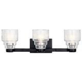 Bathroom Fixtures Three Lights by Kichler ( 12 | 55012BK Vionnet ) 