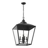 Foyer/Hall Lanterns Glass w/Frame by Kichler ( 12 | 52475BKT Dame ) 