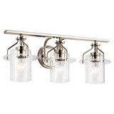 Bathroom Fixtures Three Lights by Kichler ( 12 | 55079PN Everett ) 