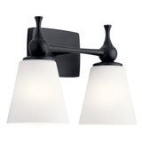 Bathroom Fixtures Two Lights by Kichler ( 12 | 55091BK Cosabella ) 