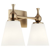 Bathroom Fixtures Two Lights by Kichler ( 12 | 55091CPZ Cosabella ) 