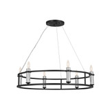 Mid. Chandeliers Candle by Kichler ( 12 | 52490BK Rosalind ) 