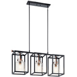 Linear/Island Open Frame by Kichler ( 12 | 52033BK Kitner ) 