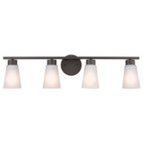 Bathroom Fixtures Four Lights by Kichler ( 12 | 55122BK Stamos ) 